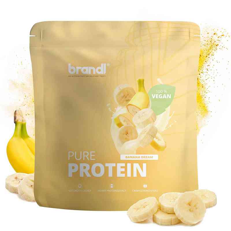 Brandl Pure Protein Vegan Banane Pulver 1000 g von Brandl Nutrition GmbH PZN 18679297