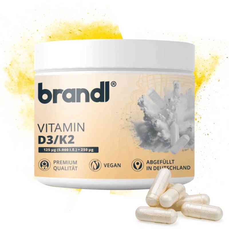 Brandl Vitamin D3/K2 Kapseln 120 stk von Brandl Nutrition GmbH PZN 18679162