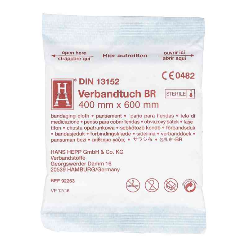 Brandwunden Verbandtuch 40x60cm steril 1 stk von Brinkmann Medical ein Unternehmen der Dr. Junghans PZN 03160833