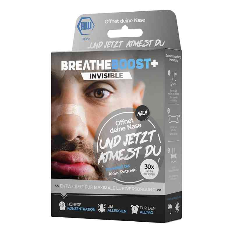 Breatheboost+ Invisible Nasenpflaster Transparent 30 stk von AW Products GmbH PZN 19480528