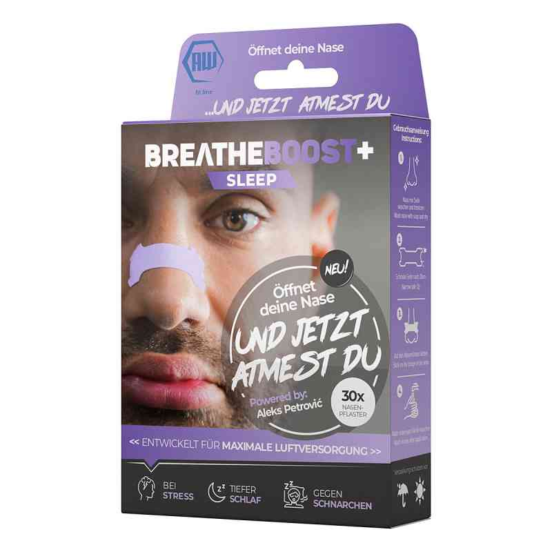 Breatheboost+ Sleep Nasenpflaster mit Lavendel/Melatonin 30 stk von AW Products GmbH PZN 08105755