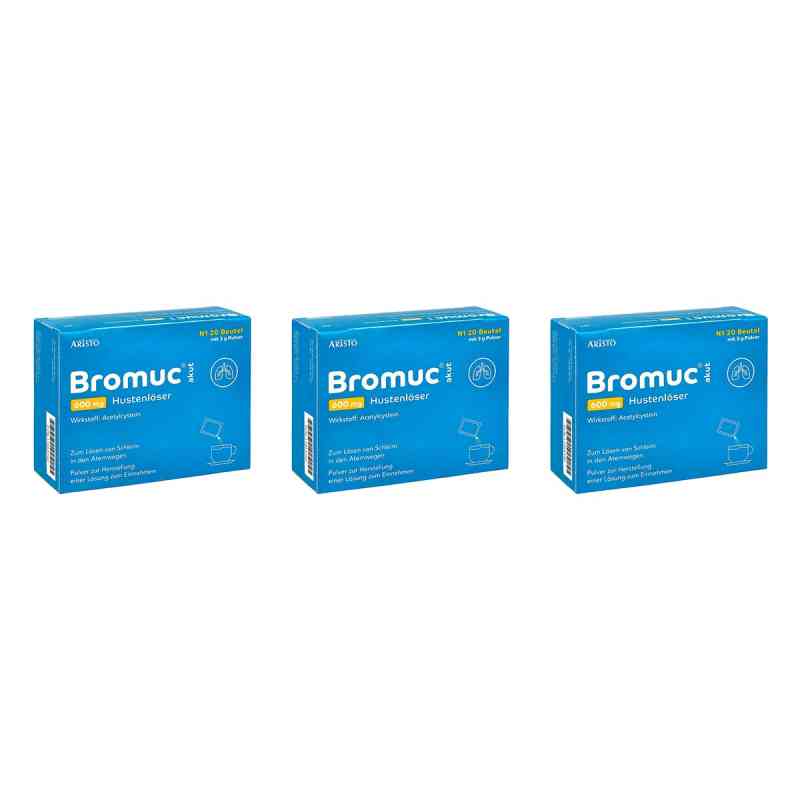 Bromuc akut 600mg Hustenlöser 3x20 stk von Aristo Pharma GmbH PZN 08102346