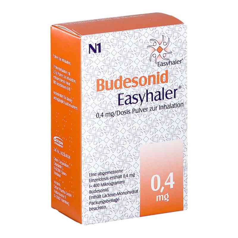 Budesonid Easyhaler 0,4 mg 100 Ed Inhalationspulv. 1 stk von ORION Pharma GmbH PZN 06101937