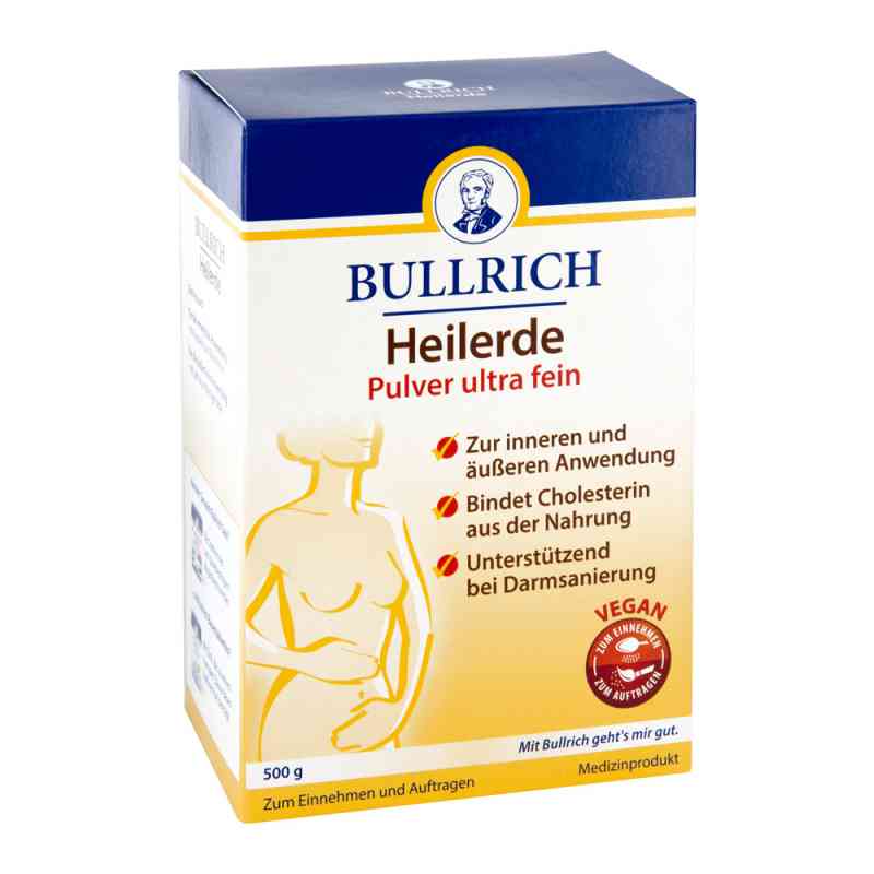 Bullrich Heilerde Pulver ultrafein 500 g von delta pronatura GmbH PZN 06882366