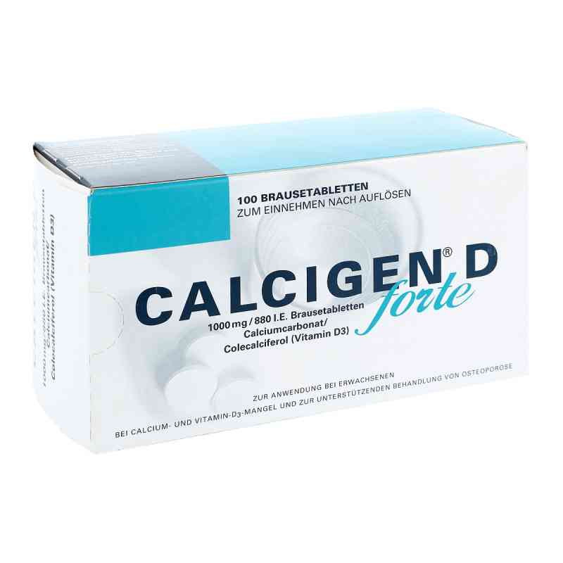 CALCIGEN D forte 1000mg/880 internationale Einheiten 100 stk von MEDA Pharma GmbH & Co.KG PZN 01697339
