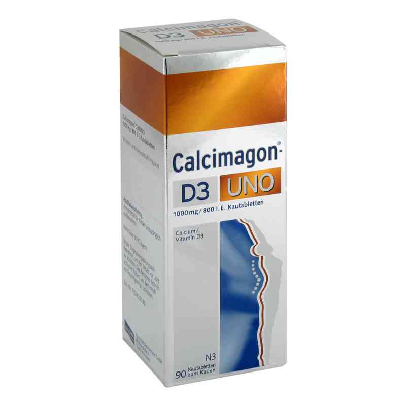 Calcimagon-D3 UNO 1000mg/800 internationale Einheiten 90 stk von CHEPLAPHARM Arzneimittel GmbH PZN 05883599