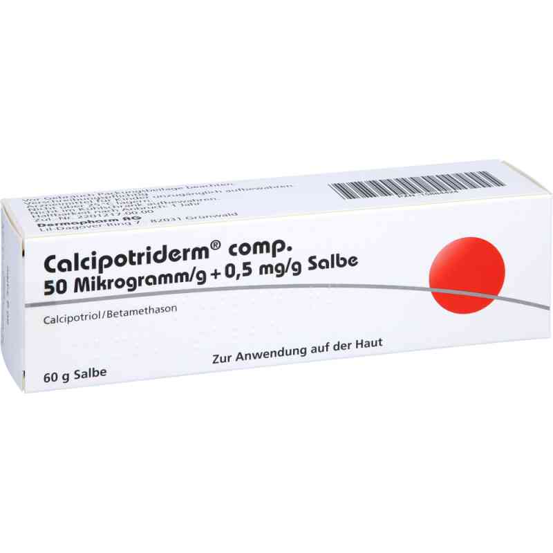 Calcipotriderm compositus 50 [my]g/g + 0,5 mg/g Salbe 60 g von DERMAPHARM AG PZN 15884424
