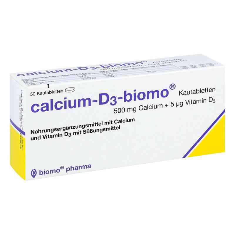 Calcium D3 biomo Kautabletten 500+d 50 stk von biomo pharma GmbH PZN 00294467