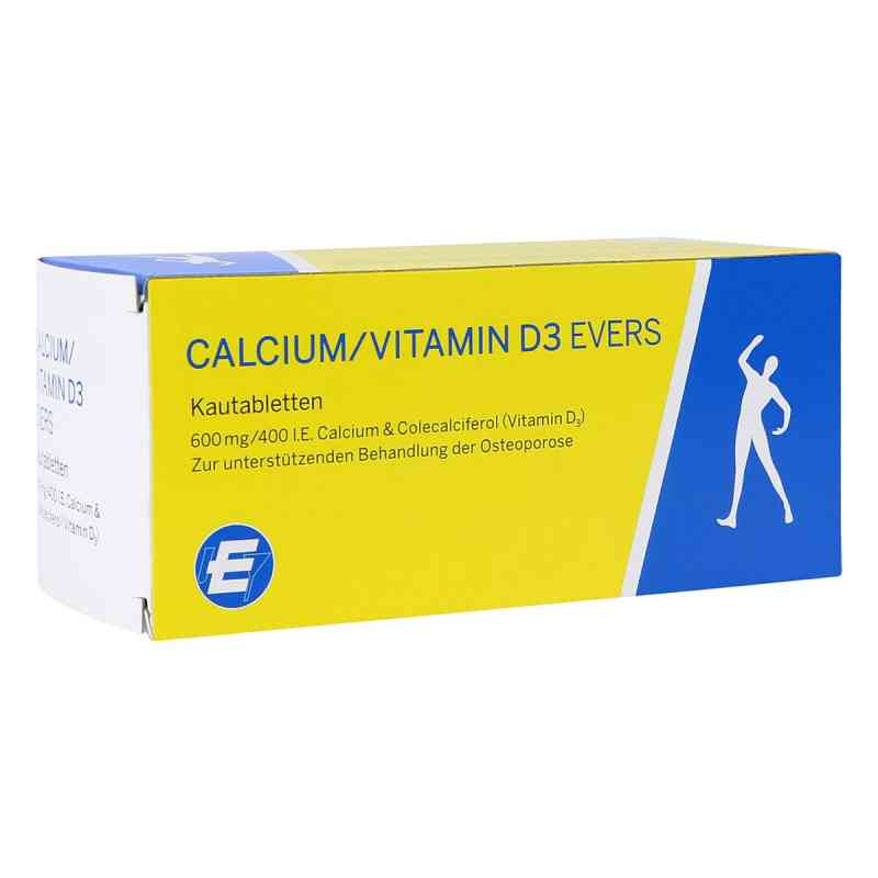 Calcium/vitamin D3 Evers 600 Mg/400 I.e Kautablette (n) 100 stk von Pharmazeutische Fabrik Evers GmbH&Co KG PZN 17447739