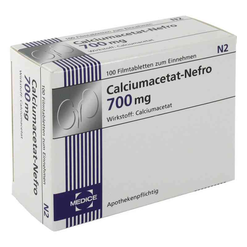 Calciumacetat Nefro 700 mg Filmtabletten 100 stk von MEDICE Arzneimittel Pütter GmbH&Co.KG PZN 00434052