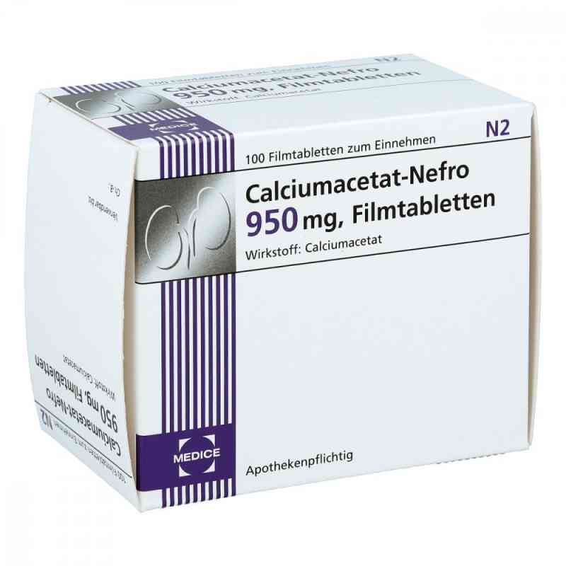Calciumacetat Nefro 950 mg Filmtabletten 100 stk von MEDICE Arzneimittel Pütter GmbH&Co.KG PZN 03078184
