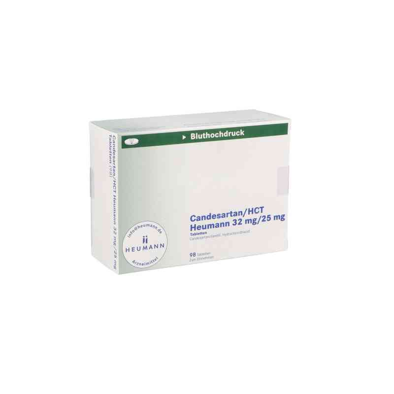 Candesartan/HCT Heumann 32mg/25mg 98 stk von HEUMANN PHARMA GmbH & Co. Generica KG PZN 09424687
