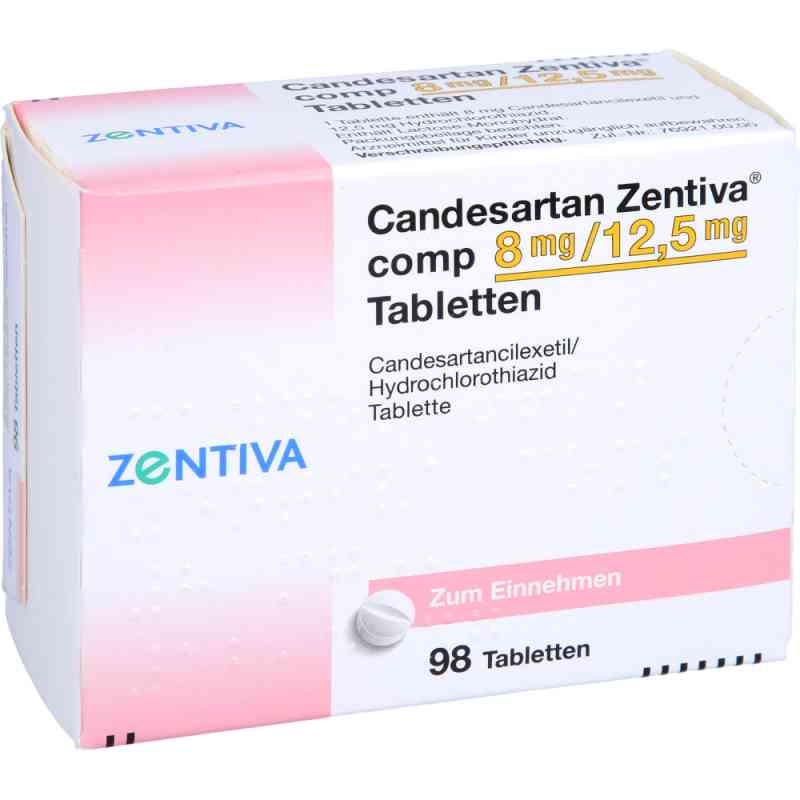 Candesartan Zentiva comp 8mg/12,5mg 98 stk von Zentiva Pharma GmbH PZN 09392349