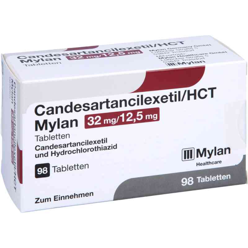 Candesartancilexetil/HCT Mylan 32mg/12,5mg 98 stk von Viatris Healthcare GmbH PZN 10787509