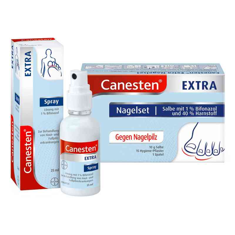 Canesten EXTRA Nagelpilz-Set mit EXTRA Spray 1 stk von Bayer Vital GmbH PZN 08102035