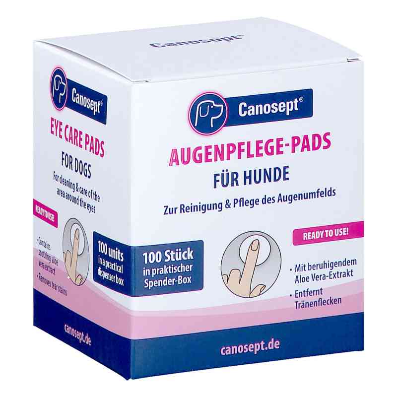 Canosept Augenpflege Pads für Hunde 100 stk von ARDAP CARE GmbH PZN 16136121