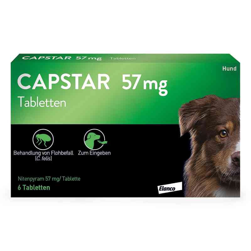 Capstar Tabletten gegen Flöhe für Hunde von 11 bis 57 kg 6 stk von Elanco Deutschland GmbH PZN 01280763