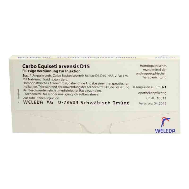 Carbo Equiseti Arvensis D15 Ampullen 8X1 ml von WELEDA AG PZN 01620242
