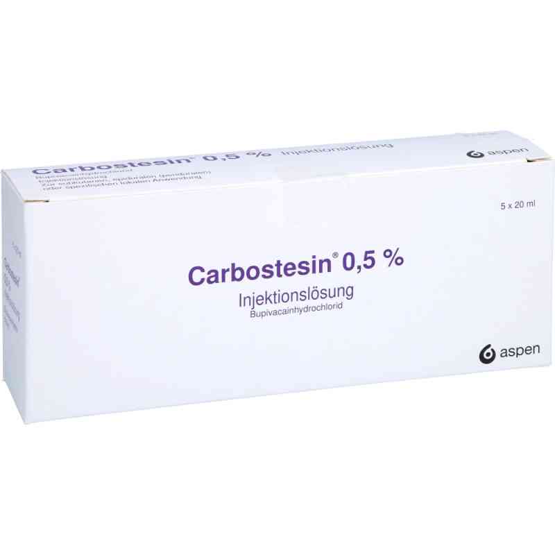 Carbostesin 0,50% Injektionslösung Flasche 5X20 ml von Aspen Germany GmbH PZN 01206749
