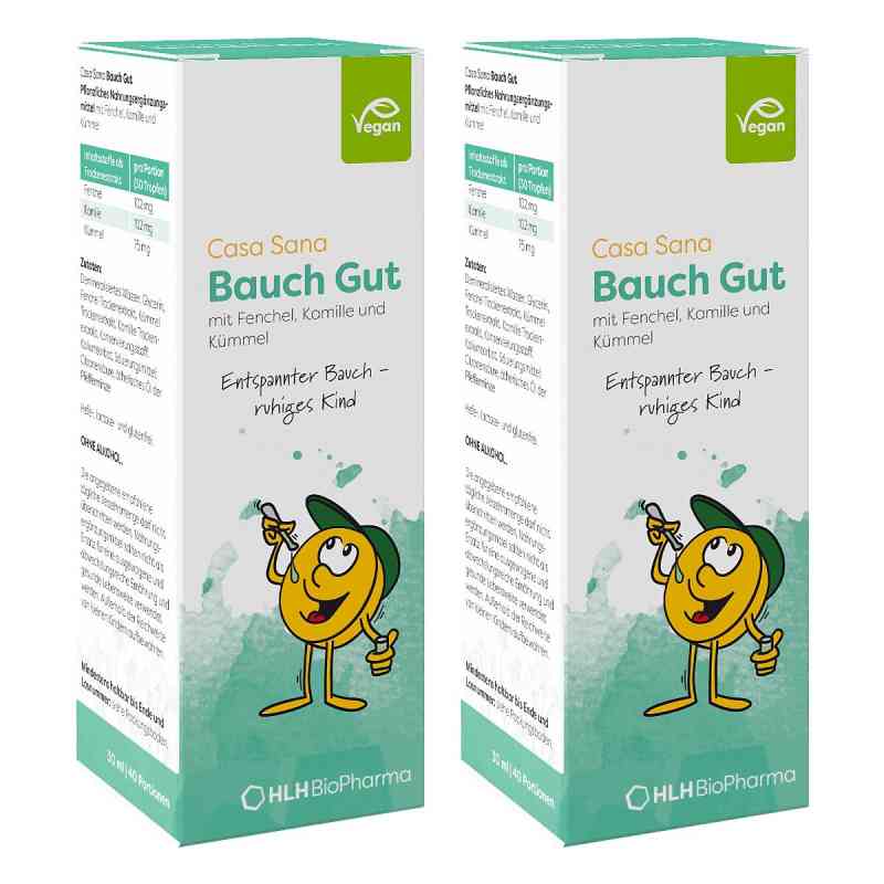 Casa Sana Bauch Gut Tropfen Zum Einnehmen 2x30 ml von HLH BioPharma GmbH PZN 08106228