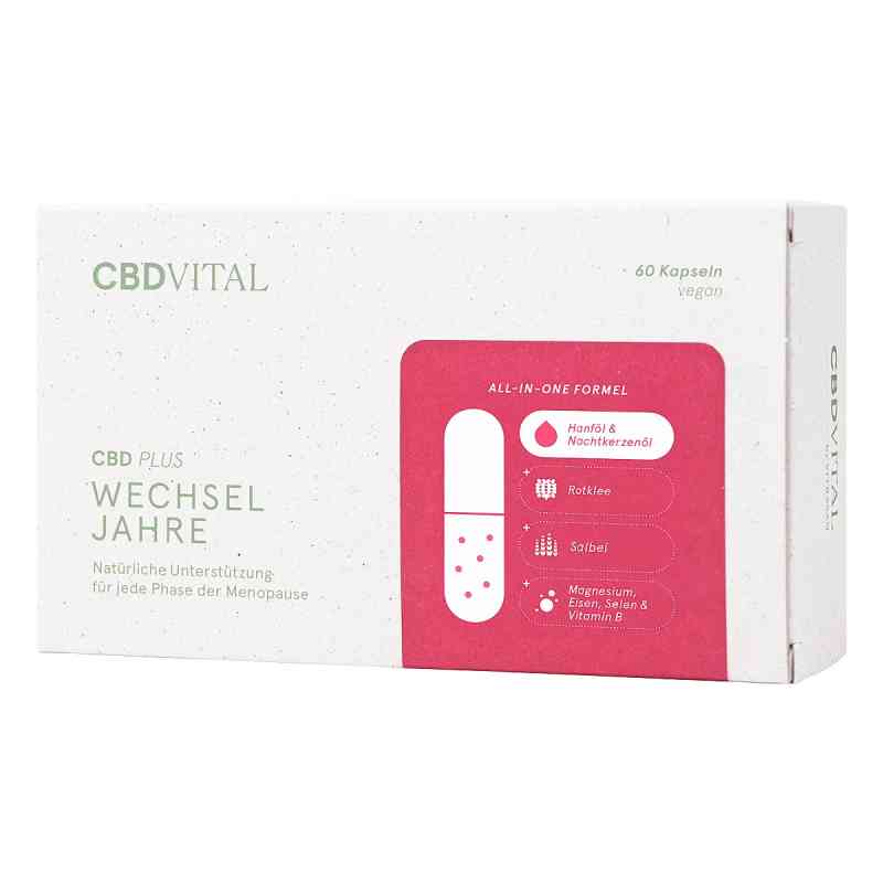 CBD VITAL CBD Wechseljahre Kapseln 60 stk von Vitrasan GmbH PZN 19764295