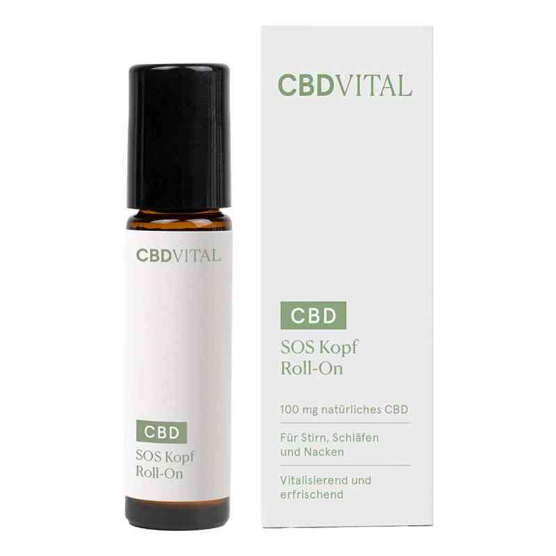 CBD VITAL SOS Kopf Roll-On 10 ml von Vitrasan GmbH PZN 18225509