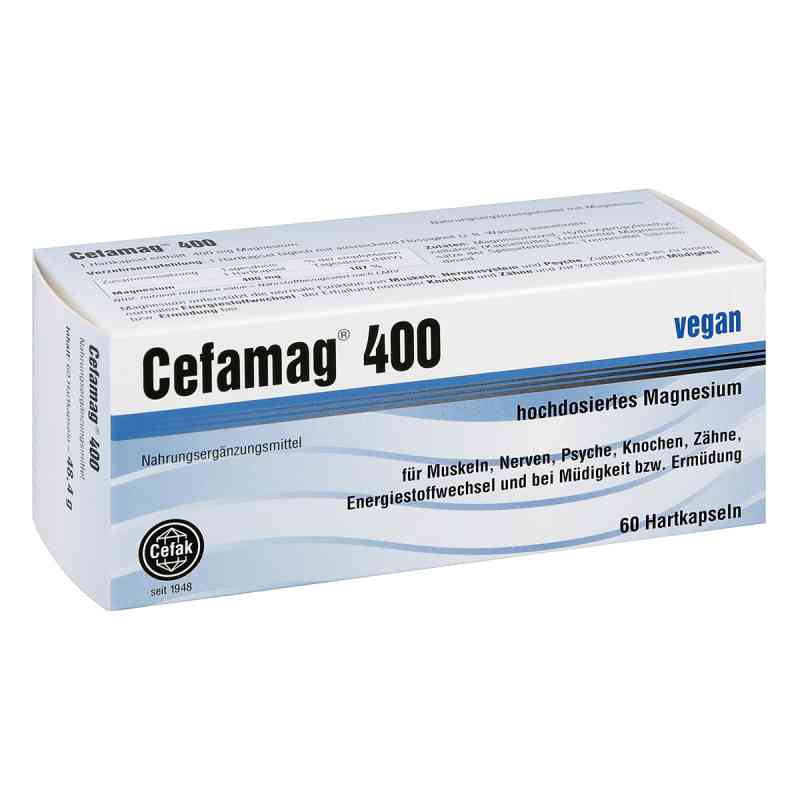 Cefamag 400 Hartkapseln 60 stk von Cefak KG PZN 13975223