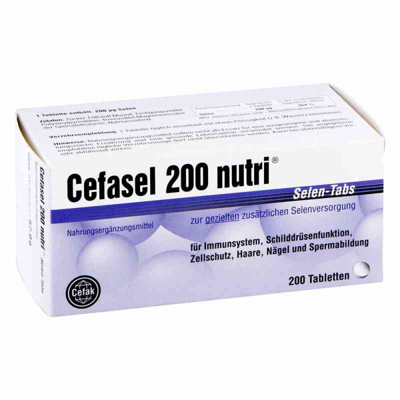 Cefasel 200 nutri Selen Tabs Tabletten 200 stk von Cefak KG PZN 00854038