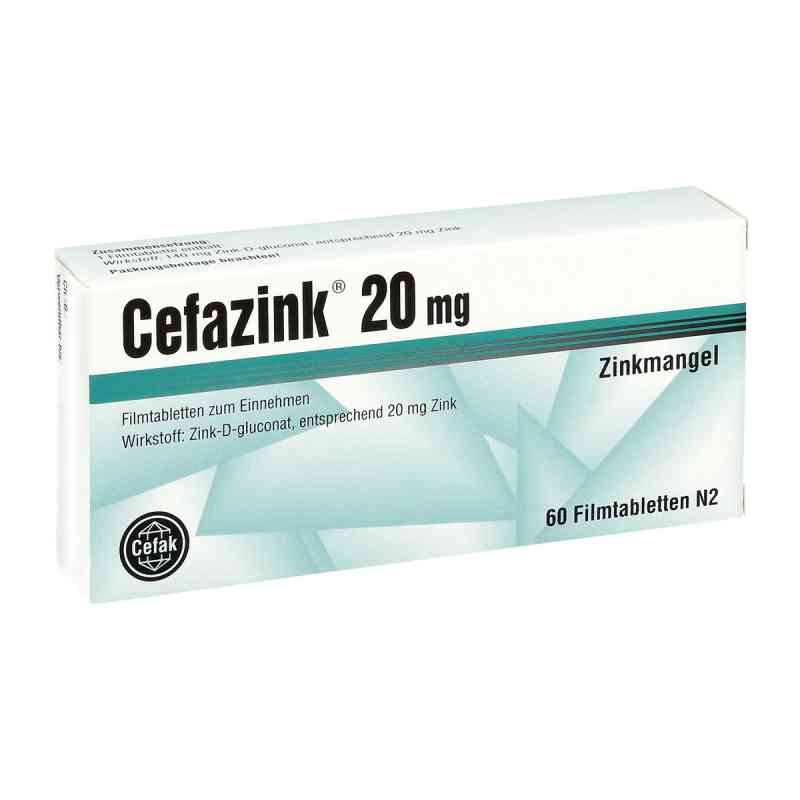 Cefazink 20mg 60 stk von Cefak KG PZN 10549299