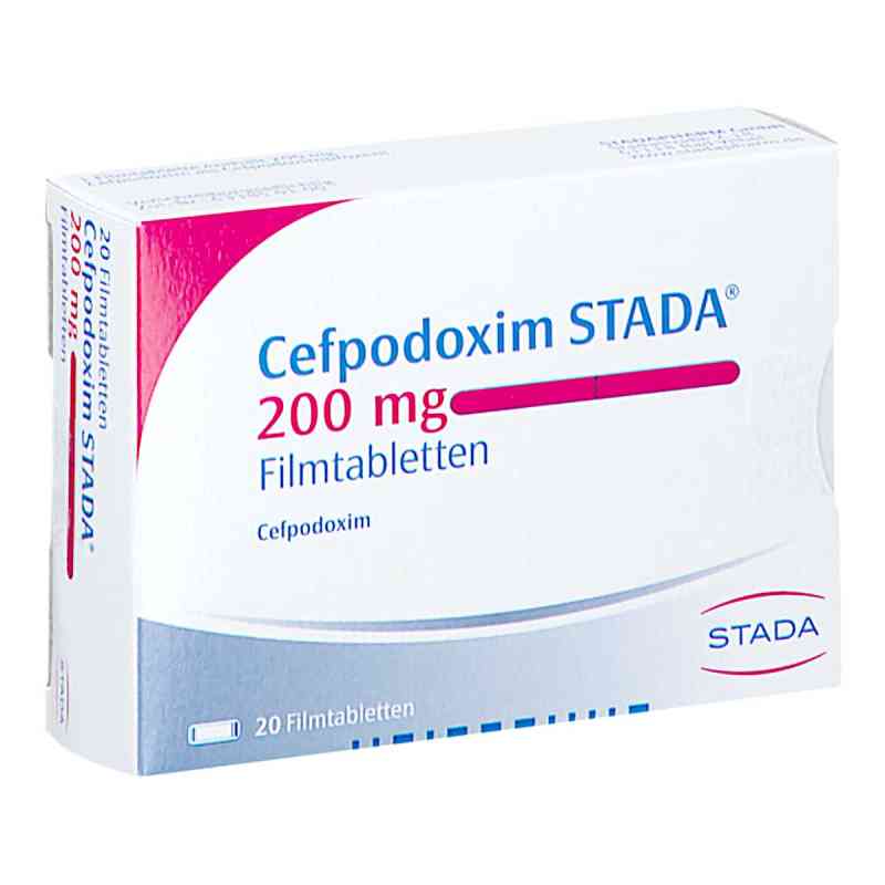 Cefpodoxim Stada 200 Mg Filmtabletten 20 stk von STADAPHARM GmbH PZN 17601643