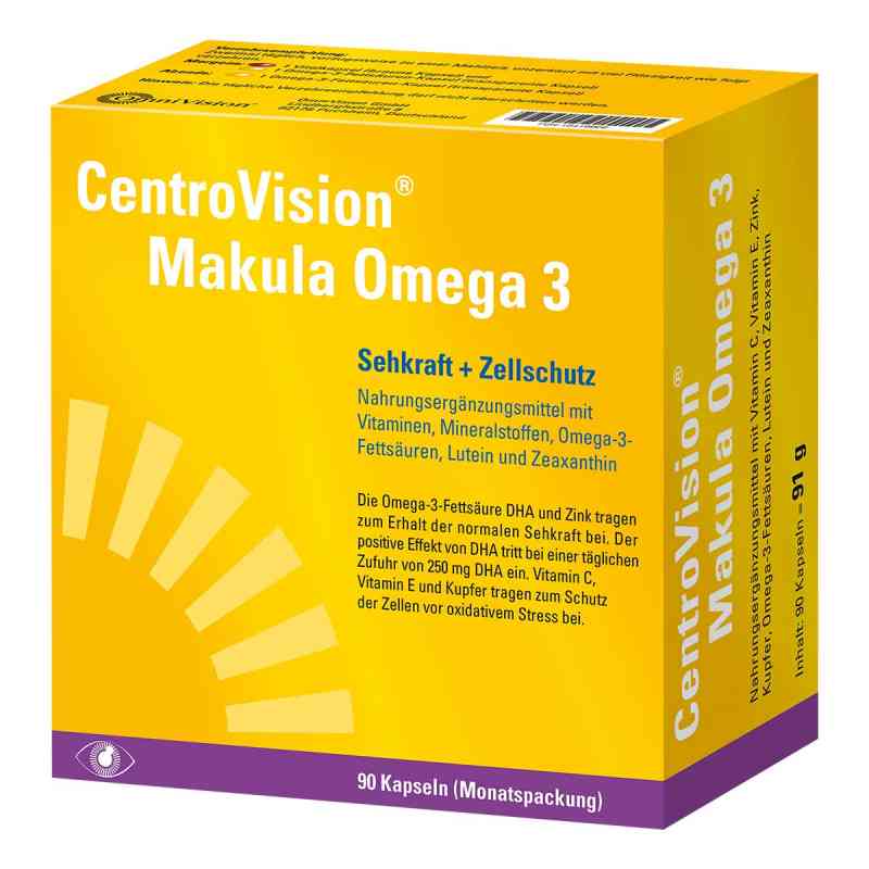 Centrovision Makula Omega-3 Kapseln 90 stk von OmniVision GmbH PZN 15415965