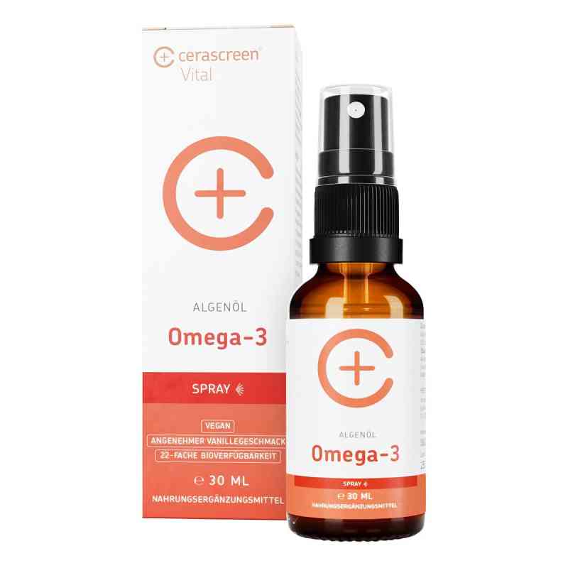 Cerascreen Omega-3 Algenöl DHA+EPA vegan Spray 30 ml von Cerascreen GmbH PZN 18817233