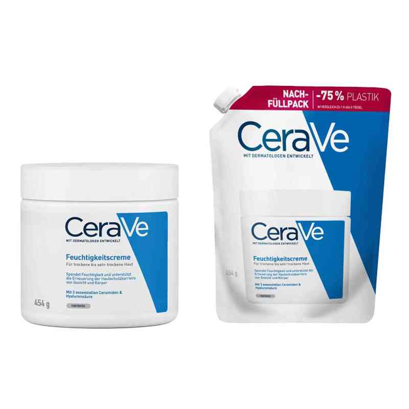 Cerave Feuchtigkeitscreme + Nachfüllpack 454+454 g von  PZN 08105767