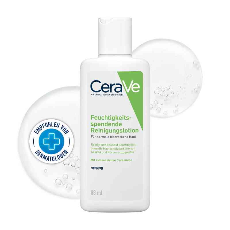 CeraVe Feuchtigkeitsspendende Reinigungslotion 88 ml von L'Oreal Deutschland GmbH PZN 14017470