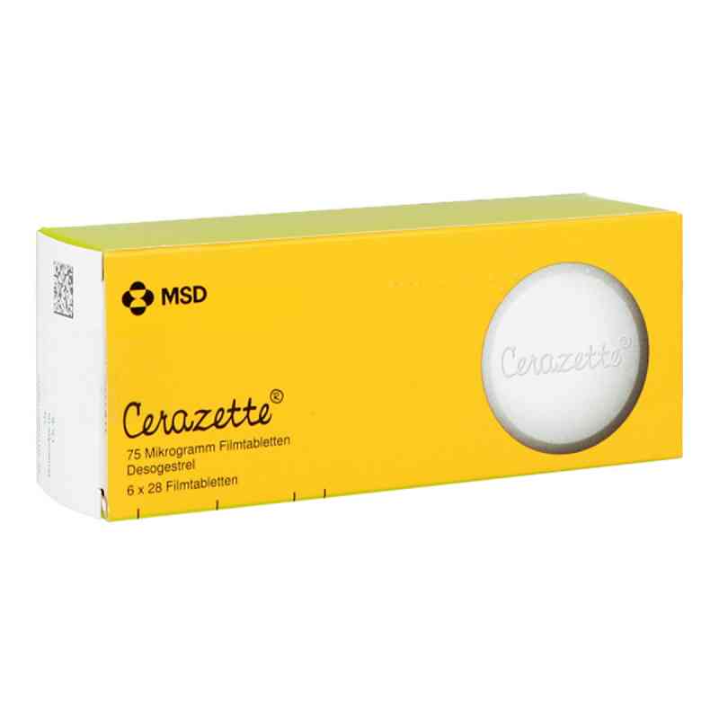 Cerazette Filmtabletten 6X28 stk von Organon Healthcare GmbH PZN 02710852