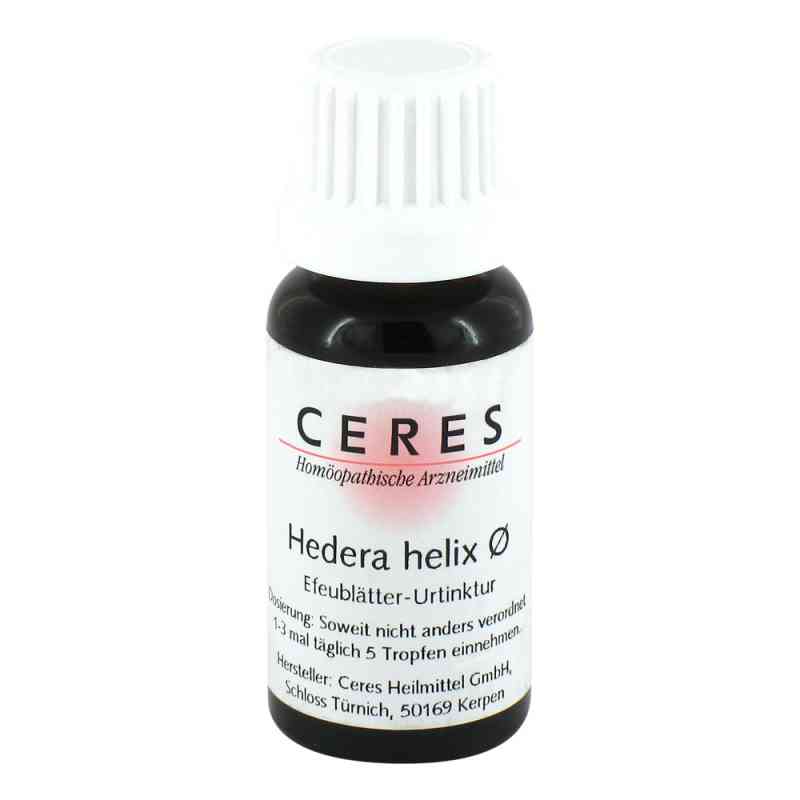 Ceres Hedera helix Urtinktur 20 ml von CERES Heilmittel GmbH PZN 00179045