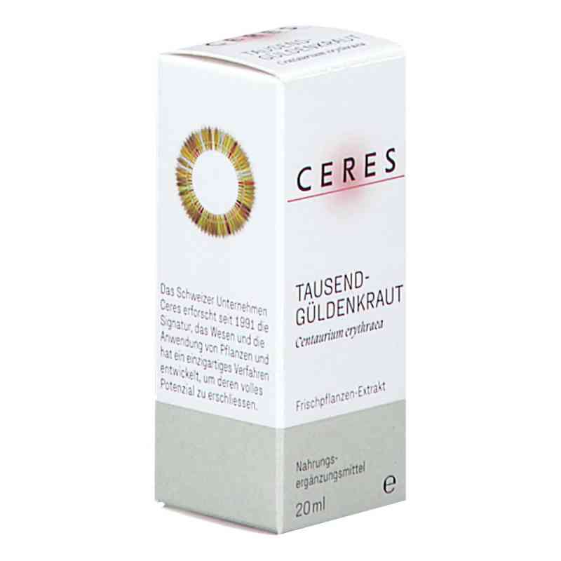 Ceres Tausendgüldenkraut Centaurium Eryth.extrakt 20 ml von CERES Heilmittel GmbH PZN 19209151