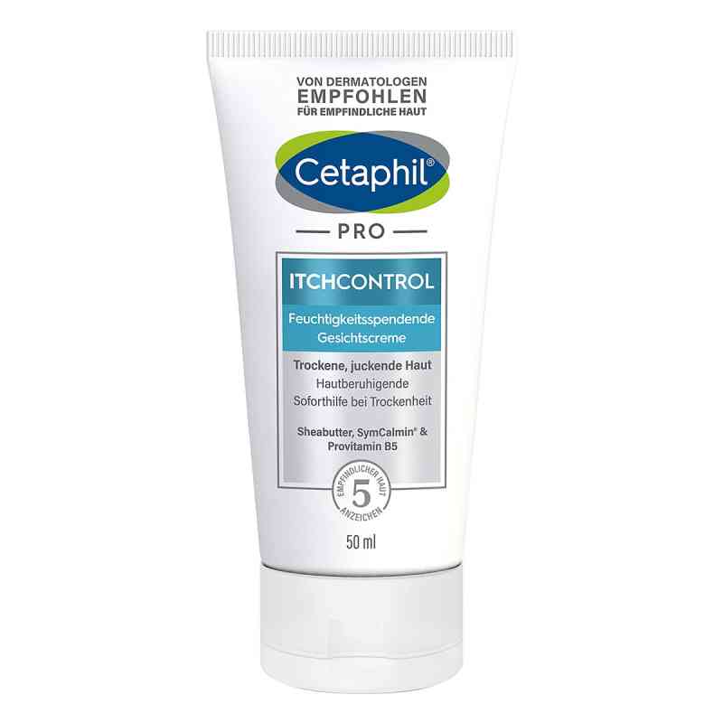 Cetaphil PRO ItchControl Feuchtigkeitsspendende Gesichtscreme 50 ml von Galderma Laboratorium GmbH PZN 13839365