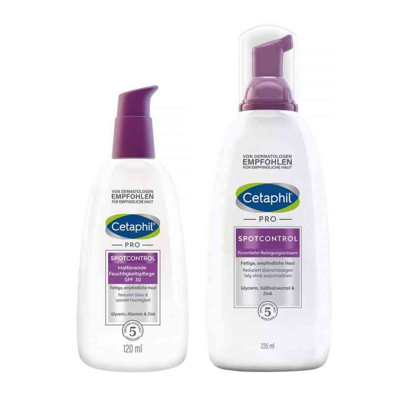 Cetaphil Pro Spotcontrol Matt. Feuchtigkeitspf.+Reinigungsschaum 235+120 ml von Galderma Laboratorium GmbH PZN 08105077