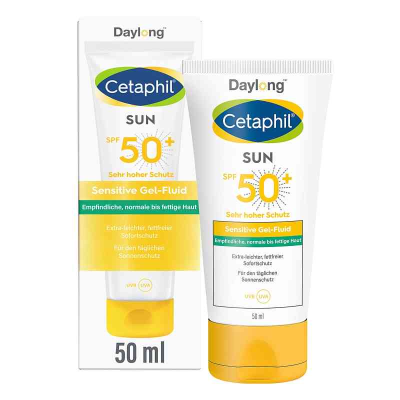Cetaphil Sun Daylong SPF 50+ Sensitive Gel-Fluid Gesicht 50 ml von Galderma Laboratorium GmbH PZN 14237272