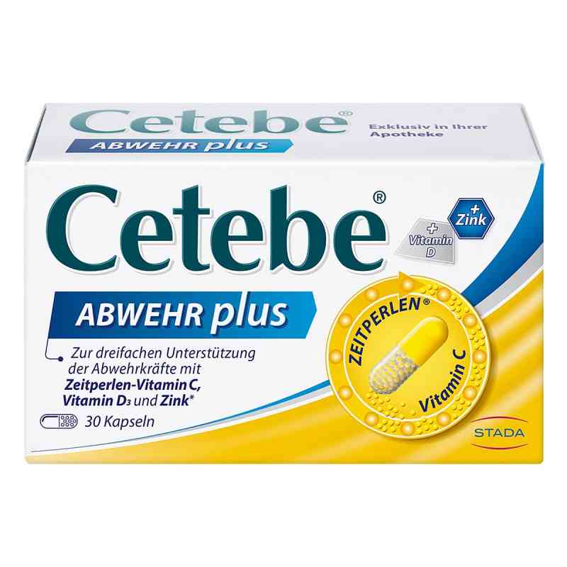 CETEBE Abwehr plus Mit Vitamin C, D und Zink 30 stk von STADA Consumer Health Deutschlan PZN 02408188