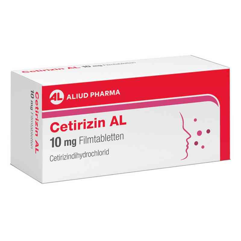 Cetirizin AL 10 mg Filmtabletten bei Heuschnupfen 50 stk von ALIUD Pharma GmbH PZN 02406628