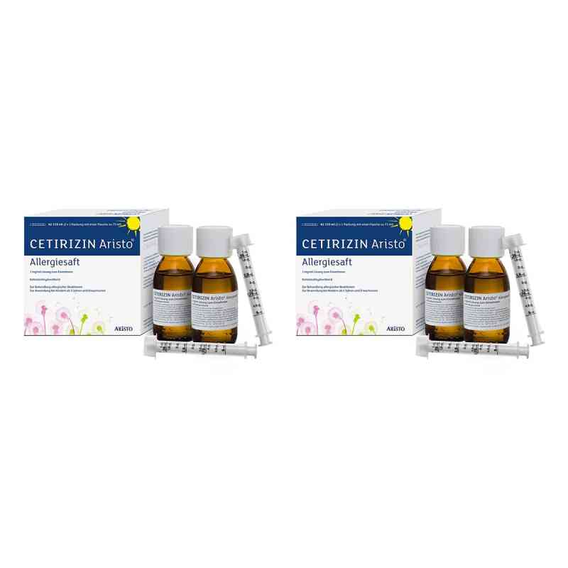 Cetirizin Aristo Allergiesaft 1 mg/ml Lösung zur, zum einn. 2x150 ml von Aristo Pharma GmbH PZN 08104671