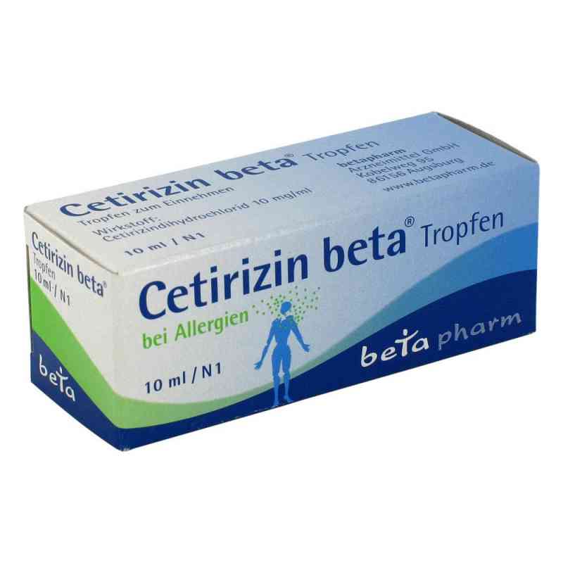 Cetirizin Beta Tropfen Zum Einnehmen 10 ml von betapharm Arzneimittel GmbH PZN 02451089