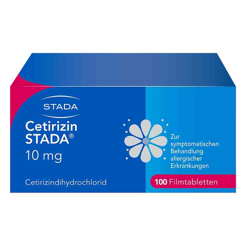 Cetirizin STADA 10mg Filmtabletten bei Allergien 100 stk von STADA Consumer Health Deutschland GmbH PZN 02246627