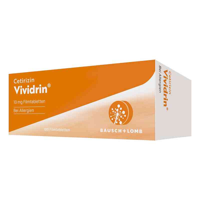 Cetirizin Vividrin 10 mg Filmtabletten 100 stk von Dr. Gerhard Mann PZN 13168959