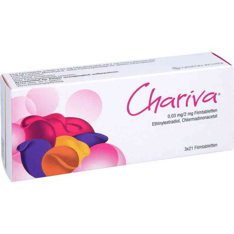 Chariva 0,03mg/2mg 3X21 stk von Gedeon Richter Pharma GmbH PZN 05373881