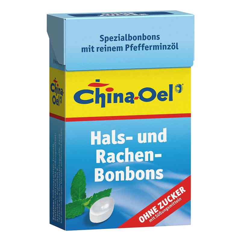 China öl Hals- und Hustenbonbons ohne Zucker 40 g von MIBE GmbH Arzneimittel PZN 04635296