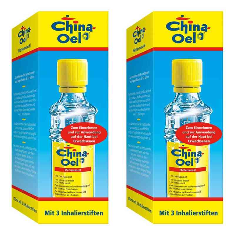 China Oel mit 3 Inhalatoren 2x100 ml von MIBE GmbH Arzneimittel PZN 08104735