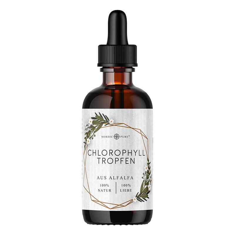 Chlorophyll-Tropfen Aus Alfalfa Nordic Pure 100 ml von Mediakos GmbH PZN 20095132